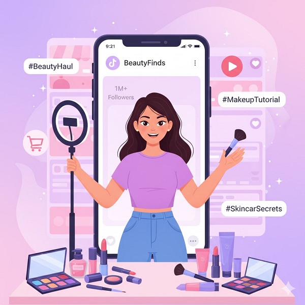 xây kênh TikTok để bán mỹ phẩm