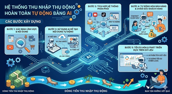 Hệ thống thu nhập thụ động AI 2026