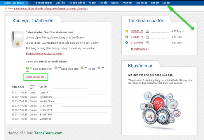 Perfect Money là gì